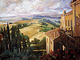 View Canvas Paintings - View to the Valley
